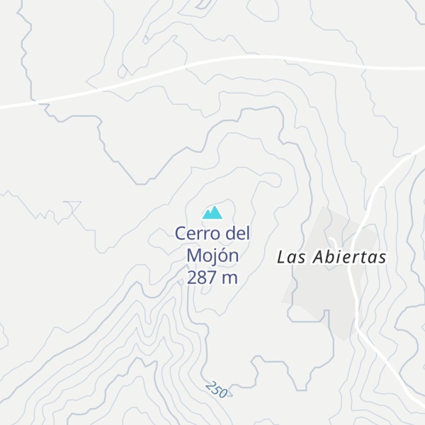 Map of Cerro del Mojón