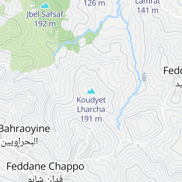 Map of Koudyet Lharcha