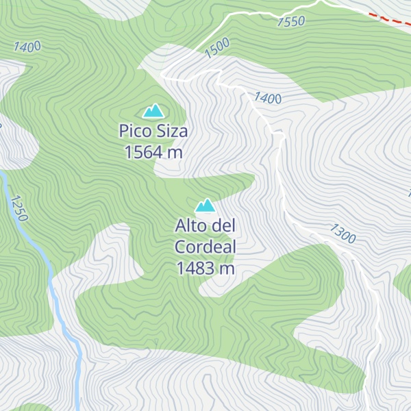Map of Alto del Cordeal