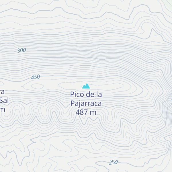 Map of Pico de la Pajarraca
