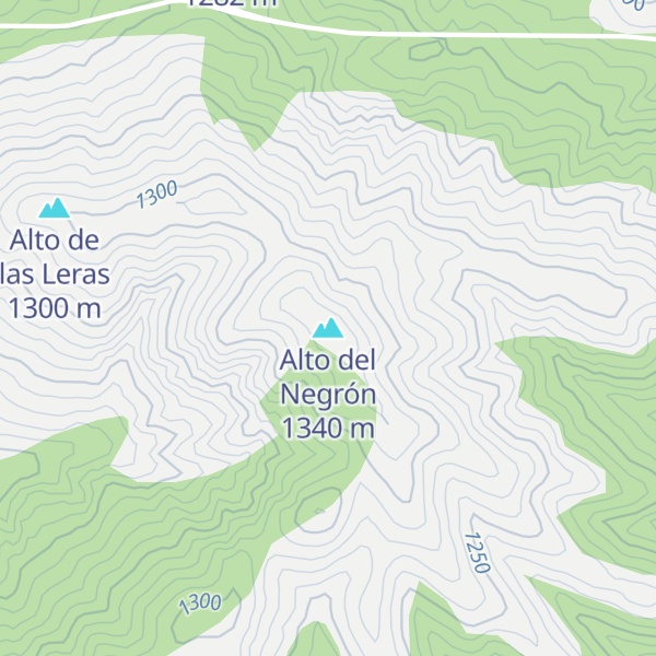 Map of Alto del Negrón