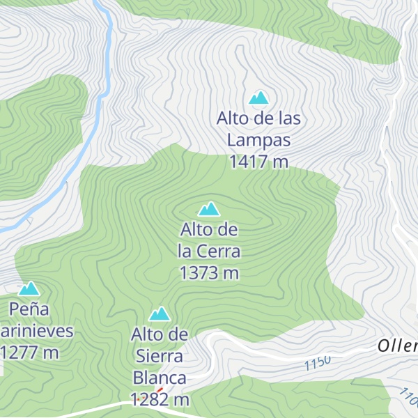Map of Alto de la Cerra