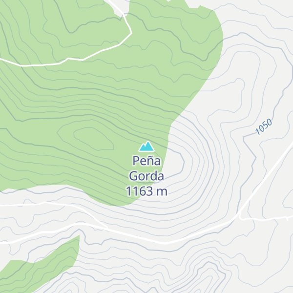 Map of Peña Gorda