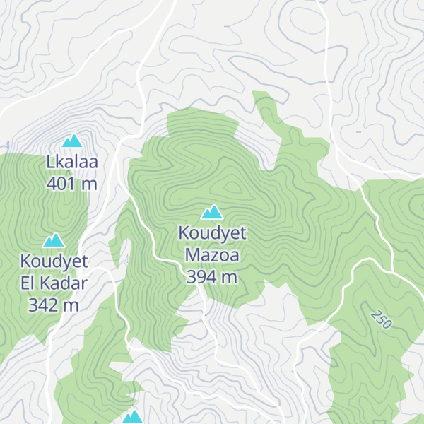 Map of Koudyet Mazoa