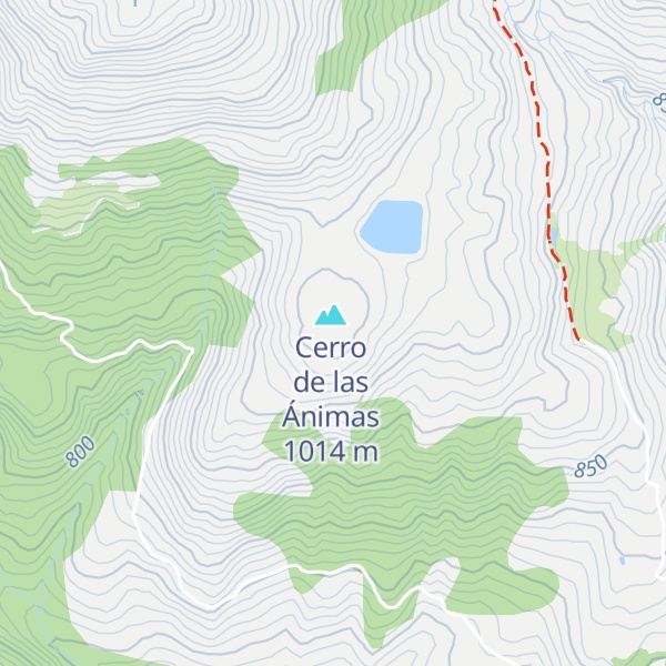 Map of Peña de la Casa