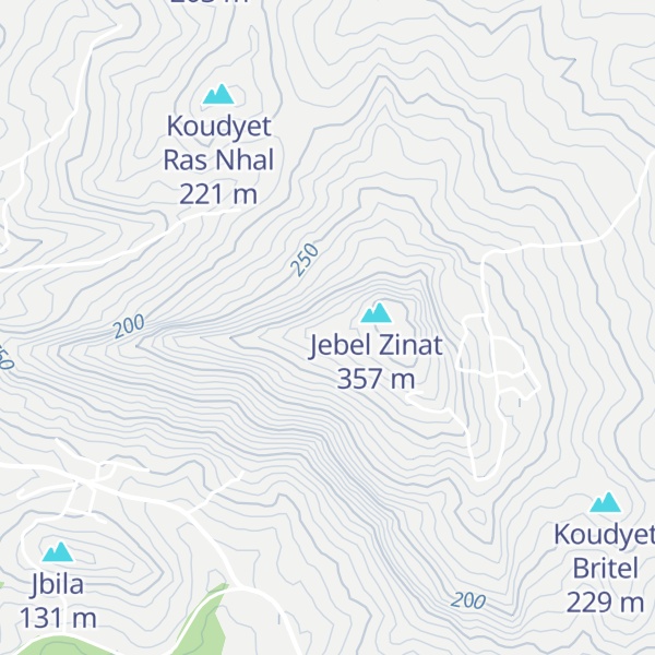 Map of Jbel Sidi Bouknadel