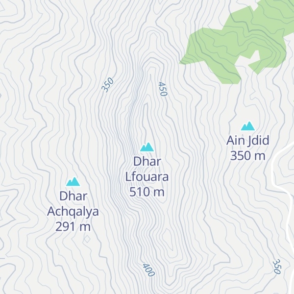 Map of Dhar Lfouara