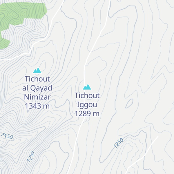Map of Tichout Iggou