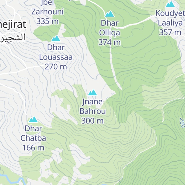 Map of Jnane Bahrou