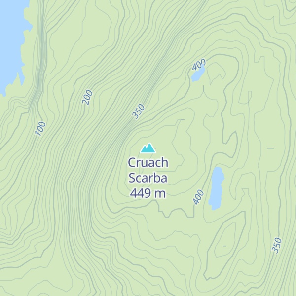 Map of Cruach Scarba