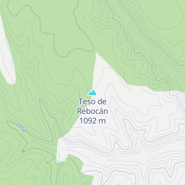 Map of Teso de Rebocán
