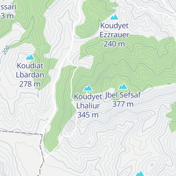 Map of Koudyet Lhaliur