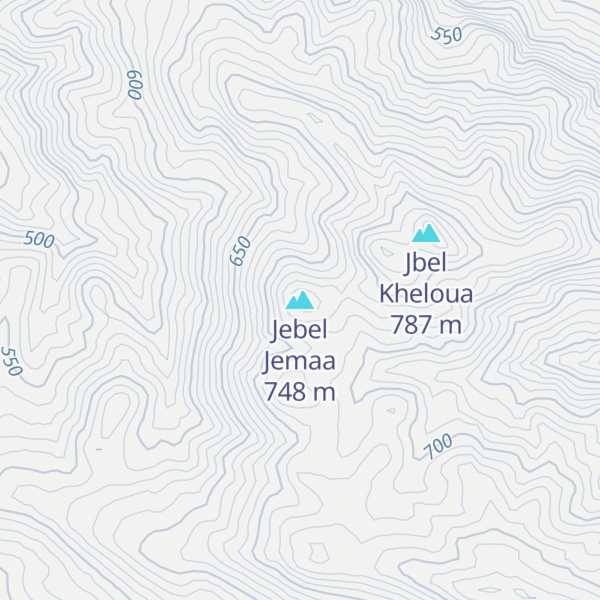 Map of Jebel Jemaa