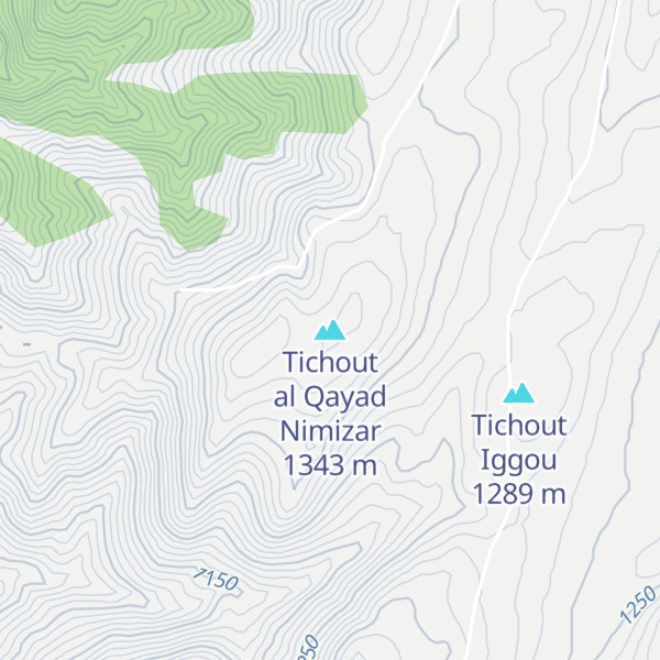 Map of Tichout al Qayad Nimizar