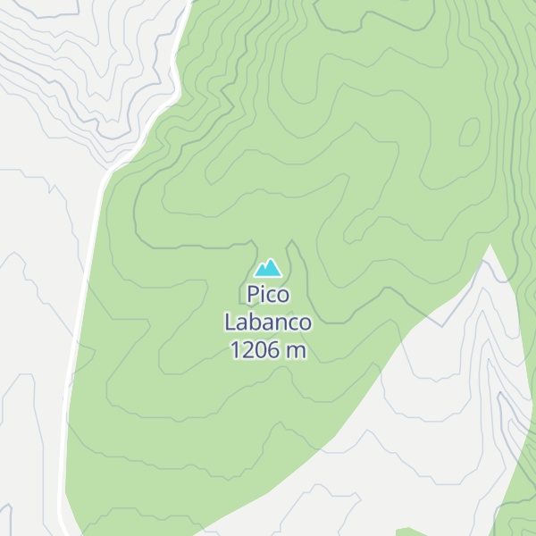 Map of Pico Labanco