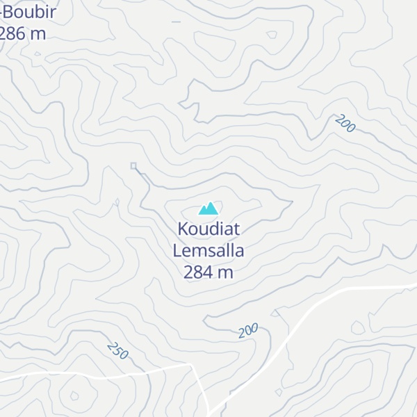 Map of Koudiat Lemsalla