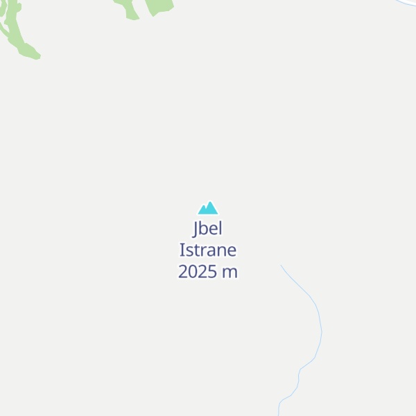 Map of Jbel Istrane