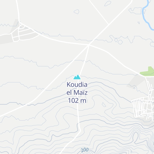 Map of Koudia el Maïz