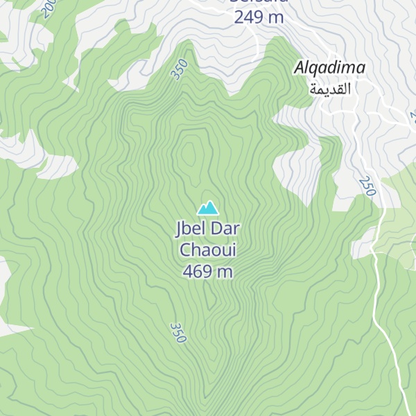 Map of Jbel Dar Chaoui