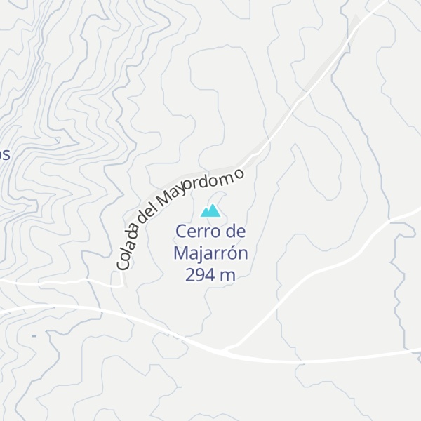 Map of Cerro de Majarrón