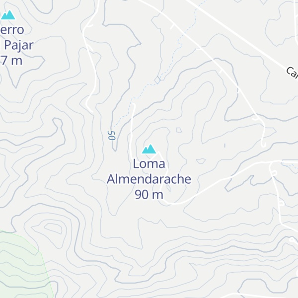 Map of Loma Almendarache