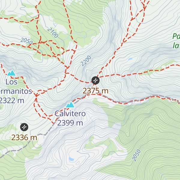 Map of Cumbre de Talamanca