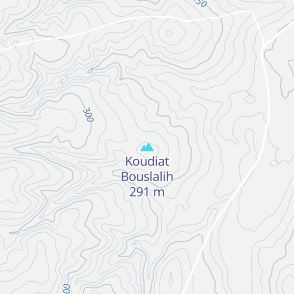 Map of Koudiat Bouslalih