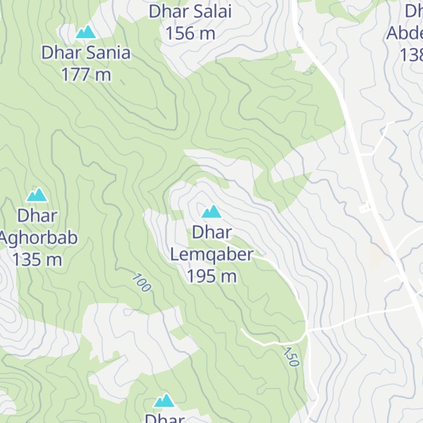 Map of Dhar Lemqaber