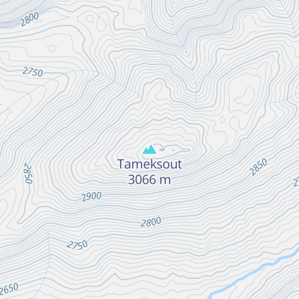 Map of Tameksout