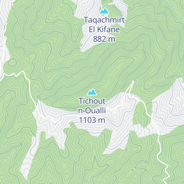 Map of Tichout n-Oualli