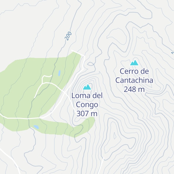 Map of Loma del Congo