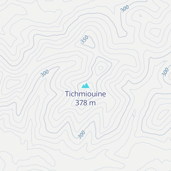 Map of Tichmiouine