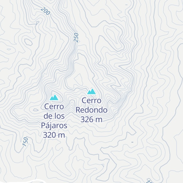Map of Cerro Redondo