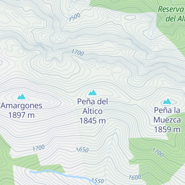 Map of Peña del Altico