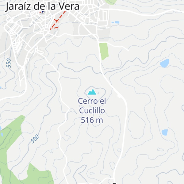 Map of Cerro el Cuclillo