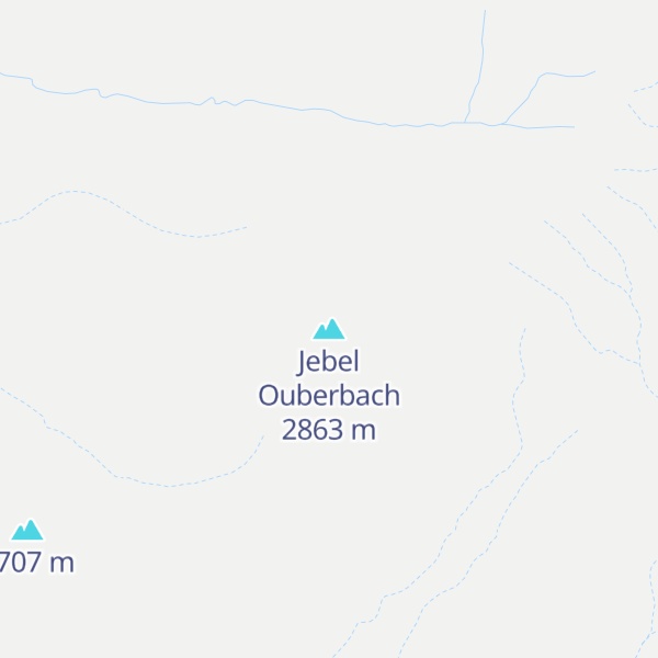 Map of Jebel Ouberbach