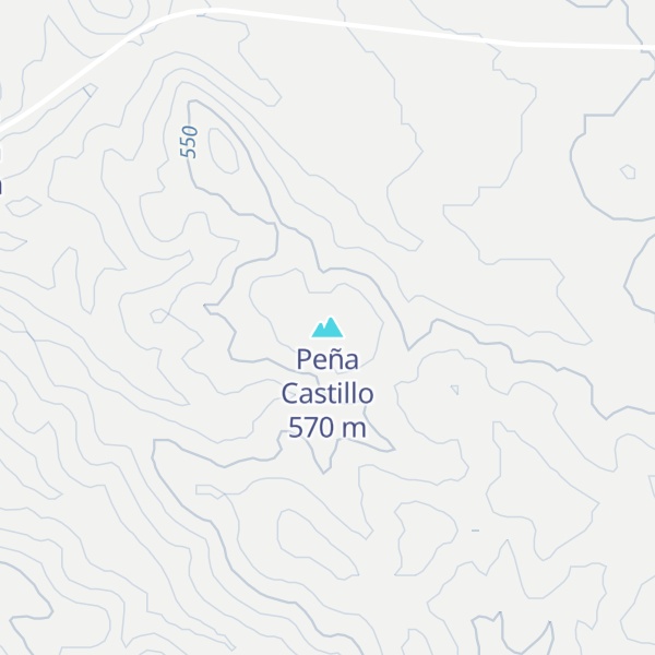 Map of Peña Castillo