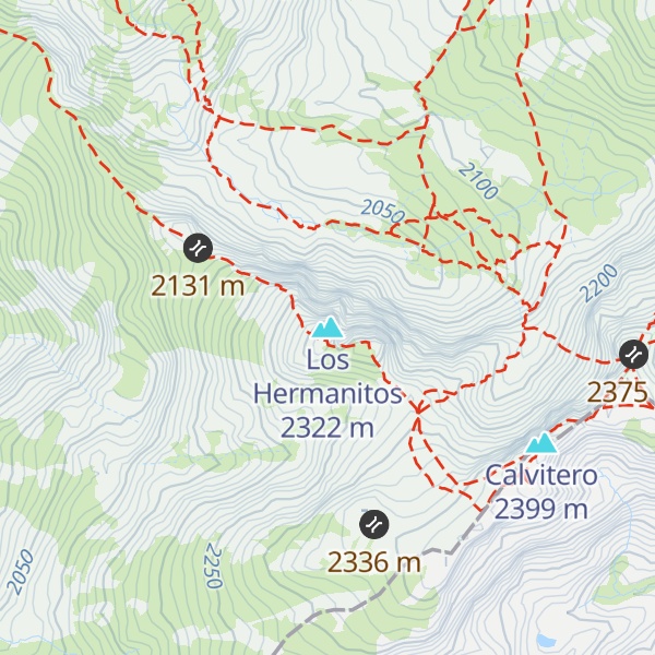 Map of Los Hermanitos