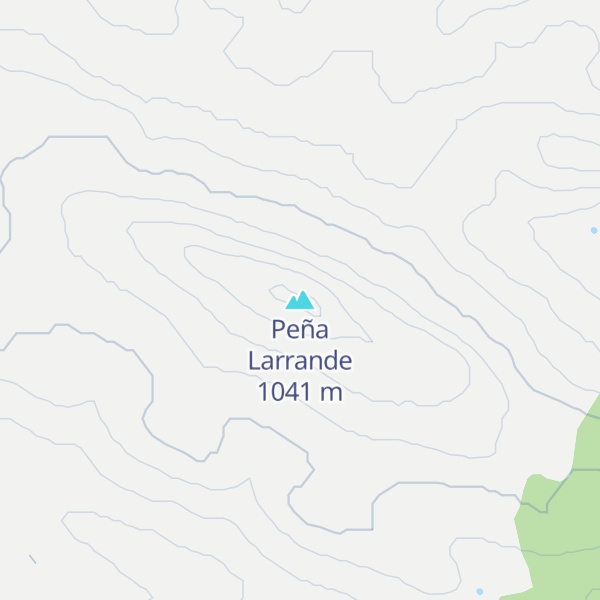 Map of Peña Larrande