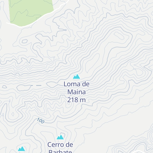 Map of Loma de Maina