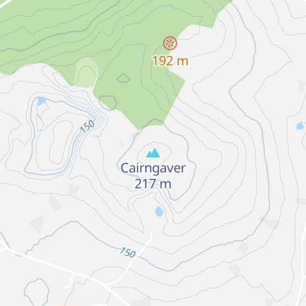 Map of Cairngaver