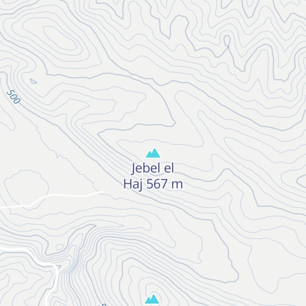 Map of Jebel el Haj