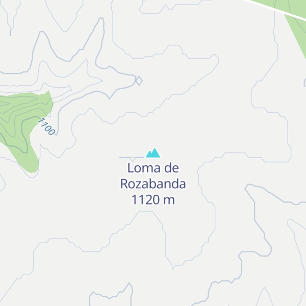 Map of Loma de Rozabanda