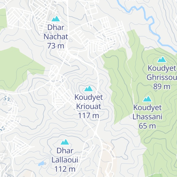 Map of Koudyet Kriouat