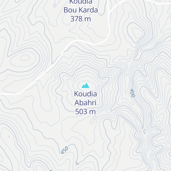 Map of Koudia Abahri
