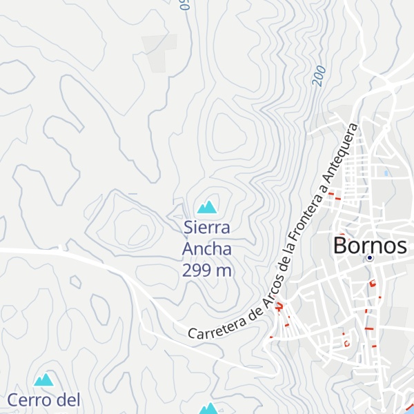 Map of Sierra Ancha