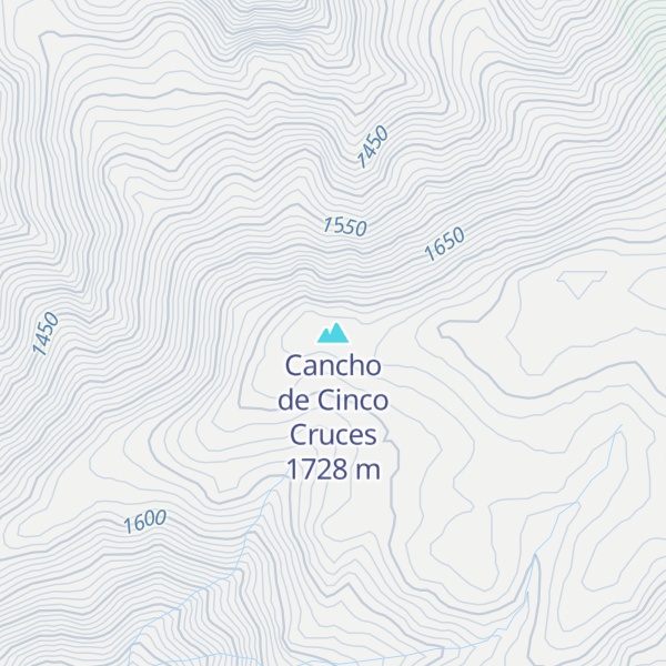 Map of Cancho de Cinco Cruces