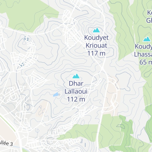 Map of Dhar Lallaoui