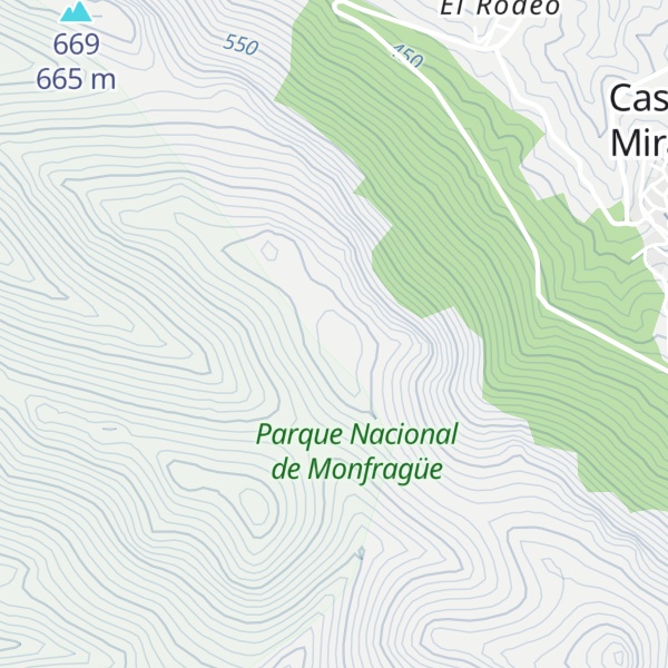 Map of Cerro de las Lagunillas
