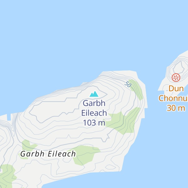 Map of Garbh Eileach